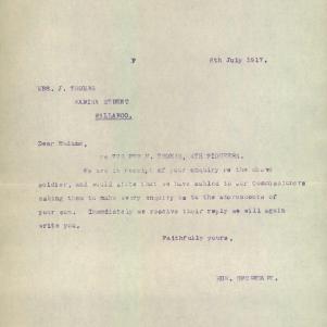 Soldier packet page