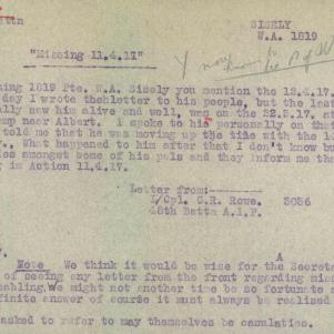 Soldier packet page
