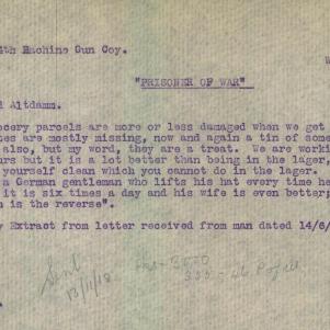 Soldier packet page