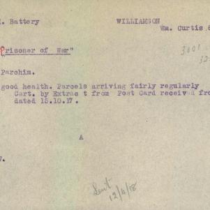 Soldier packet page