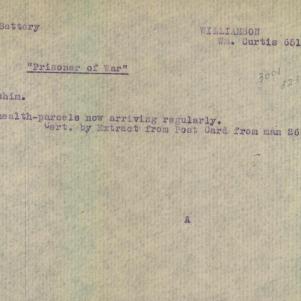 Soldier packet page