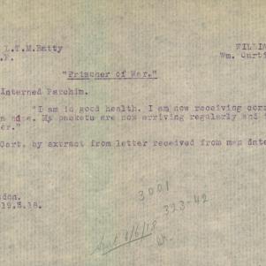 Soldier packet page
