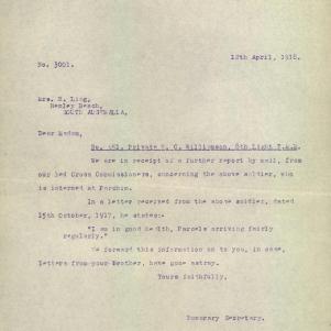 Soldier packet page