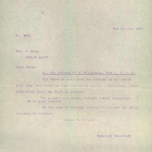 Soldier packet page