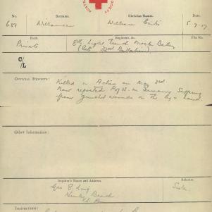 Soldier packet page