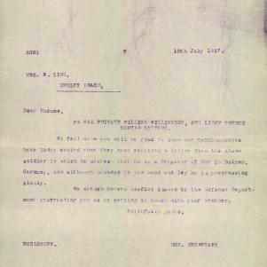 Soldier packet page
