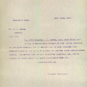 Soldier packet page