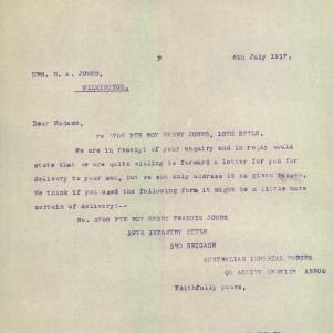 Soldier packet page