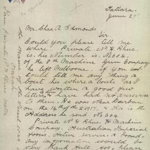 Soldier packet page