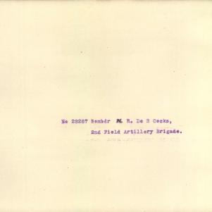 Soldier packet page