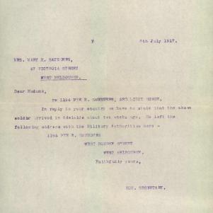 Soldier packet page