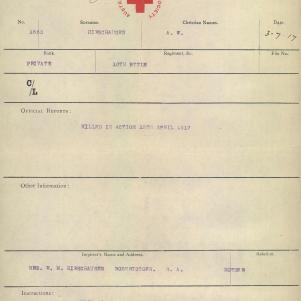 Soldier packet page