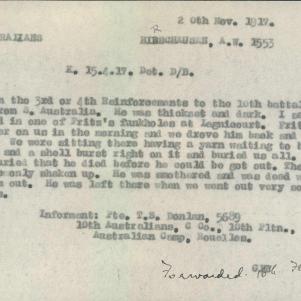 Soldier packet page