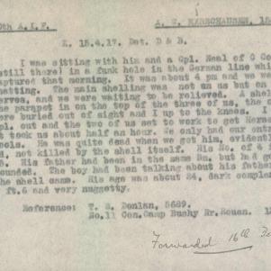 Soldier packet page