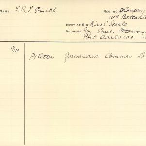 Soldier packet page