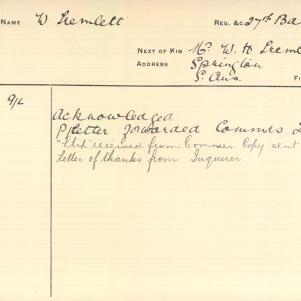 Soldier packet page