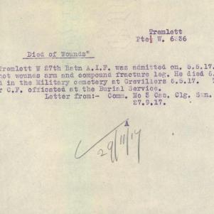 Soldier packet page