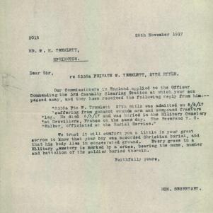 Soldier packet page
