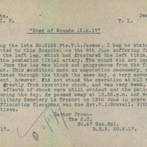 Soldier packet page