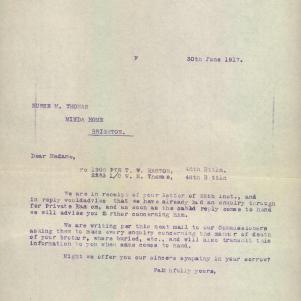 Soldier packet page
