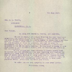 Soldier packet page