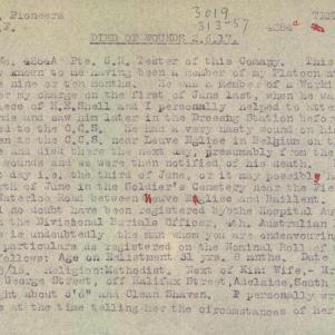 Soldier packet page
