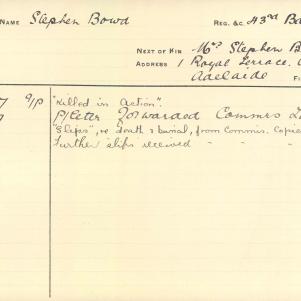 Soldier packet page