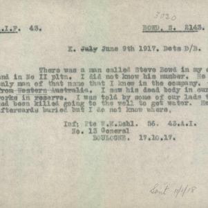 Soldier packet page