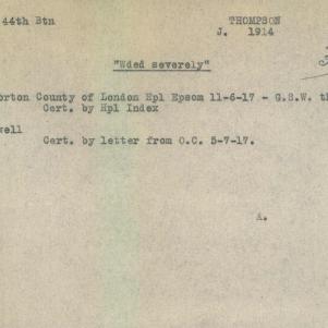 Soldier packet page