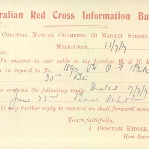 Soldier packet page