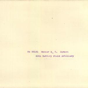 Soldier packet page