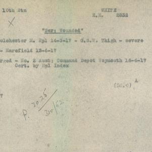 Soldier packet page