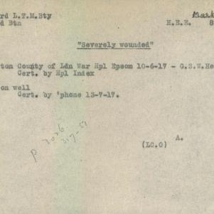 Soldier packet page