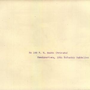 Soldier packet page