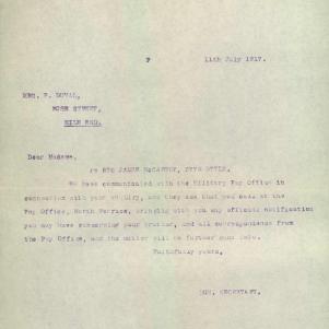Soldier packet page