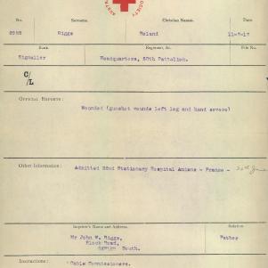 Soldier packet page