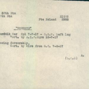 Soldier packet page
