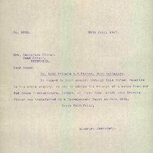 Soldier packet page