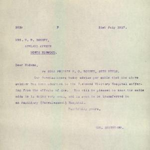 Soldier packet page