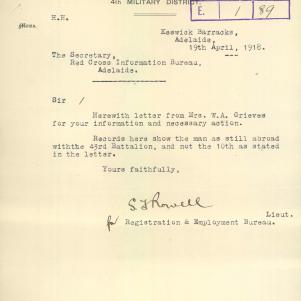 Soldier packet page