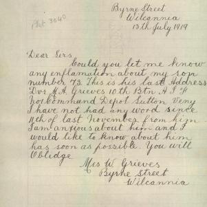 Soldier packet page
