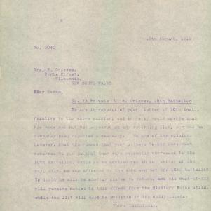 Soldier packet page