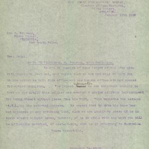 Soldier packet page