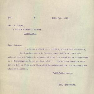 Soldier packet page