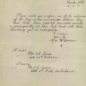 Soldier packet page