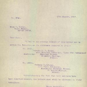 Soldier packet page
