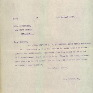 Soldier packet page
