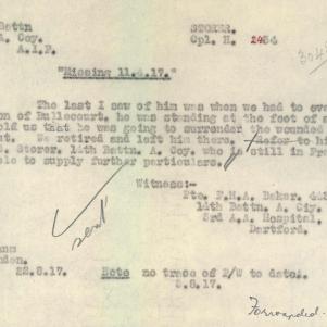 Soldier packet page