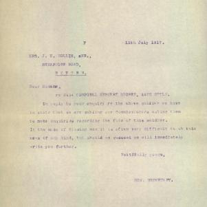 Soldier packet page