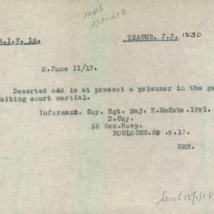 Soldier packet page
